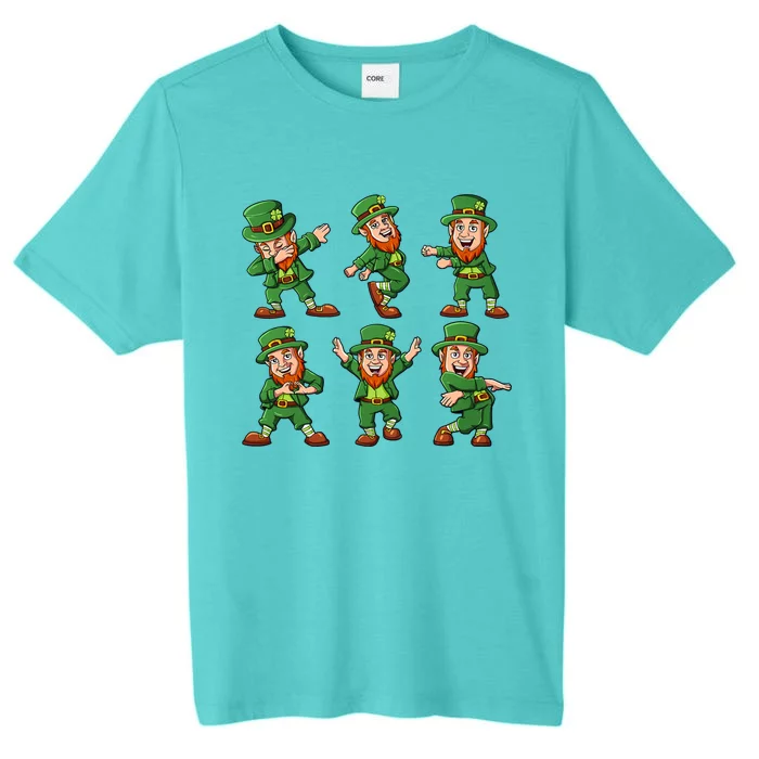 Dancing Leprechauns St Patrick's Day Funny Gift ChromaSoft Performance T-Shirt