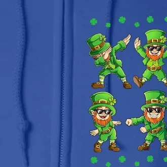 Dancing Leprechauns St Patrick's Day Funny Dance Gift Full Zip Hoodie