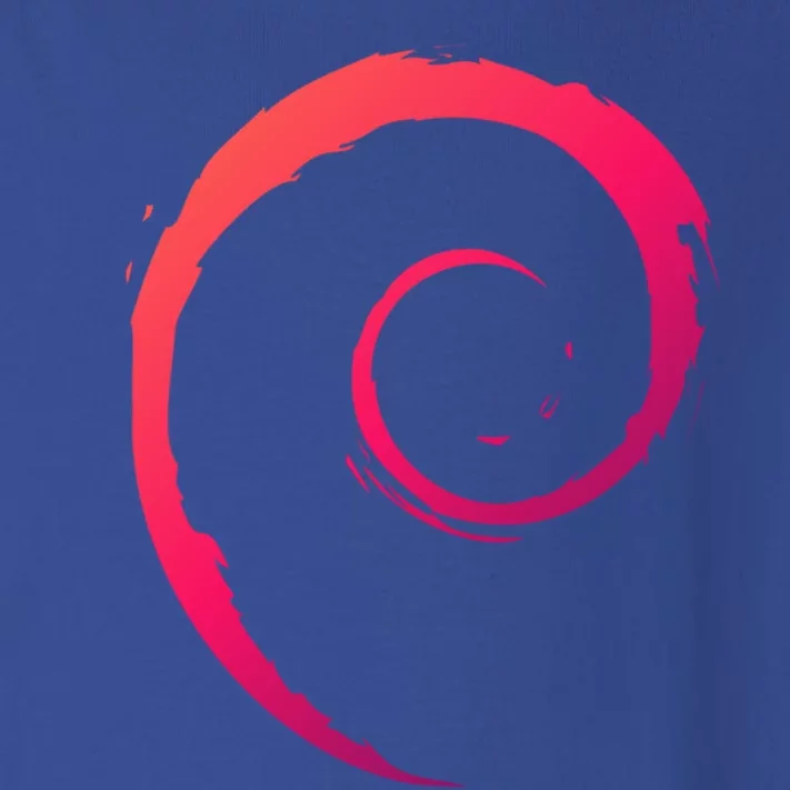 Debian Logo Spiral Minimalist Funny Gift Toddler Long Sleeve Shirt