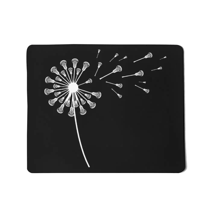 Dandelion Lacrosse Stick for Lacrosse Player Mousepad