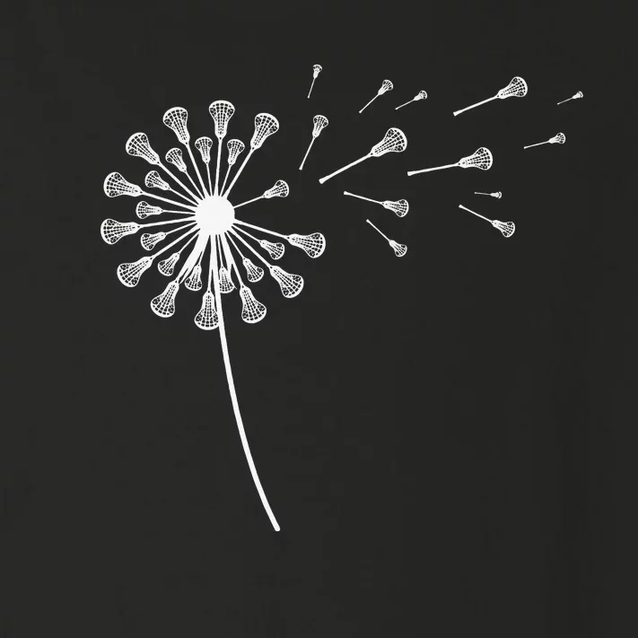 Dandelion Lacrosse Stick for Lacrosse Player Toddler Long Sleeve Shirt