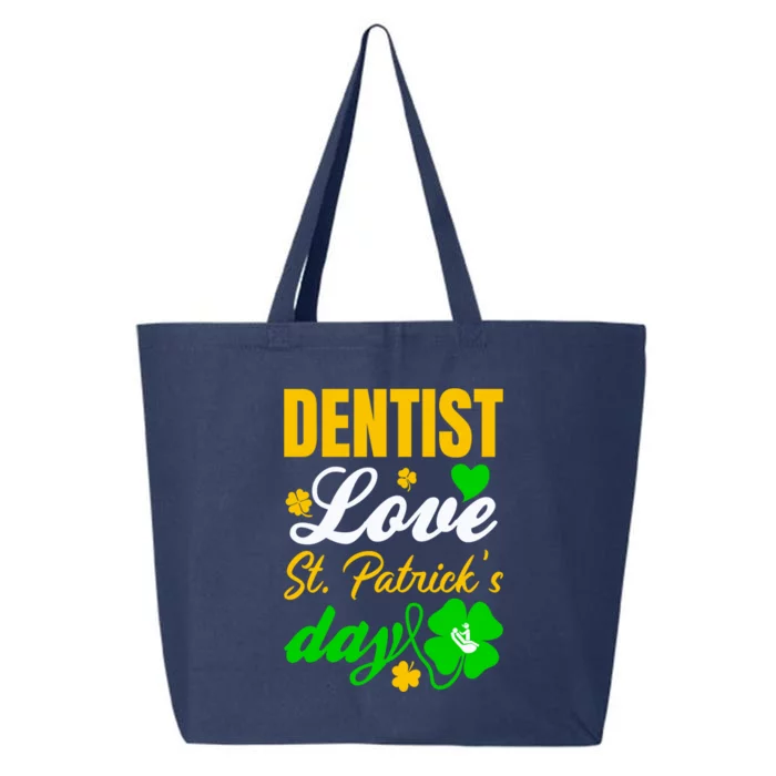 Dentist Love St Patricks Day Gift Dental Gift 25L Jumbo Tote