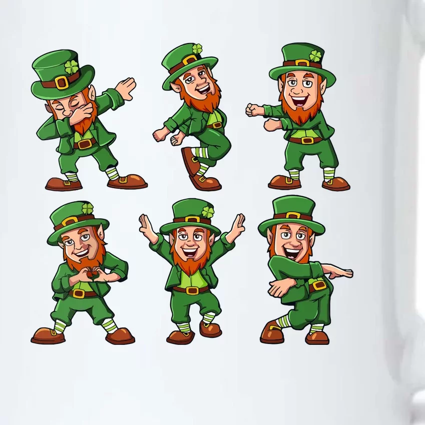 Dancing Leprechauns St Patricks Day Funny Boy Girl Black Color Changing Mug