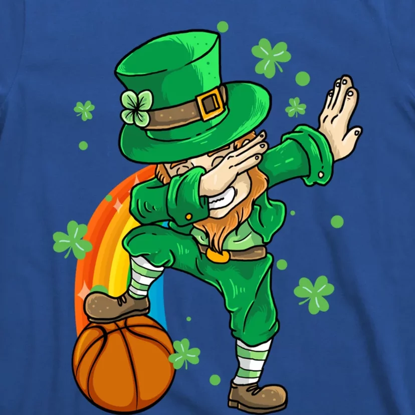 Dabbing Leprechaun St Patricks Day Basketball Cool Gift T-Shirt