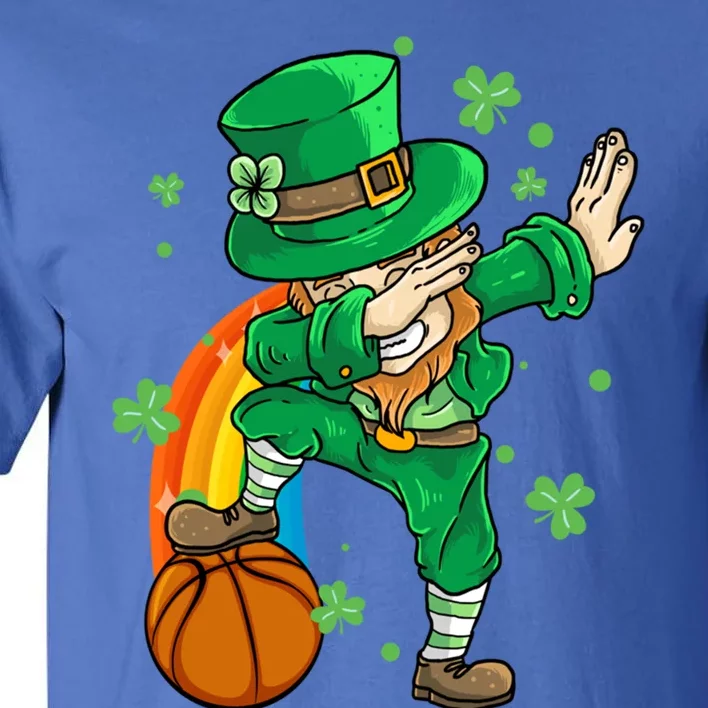 Dabbing Leprechaun St Patricks Day Basketball Cool Gift Tall T-Shirt