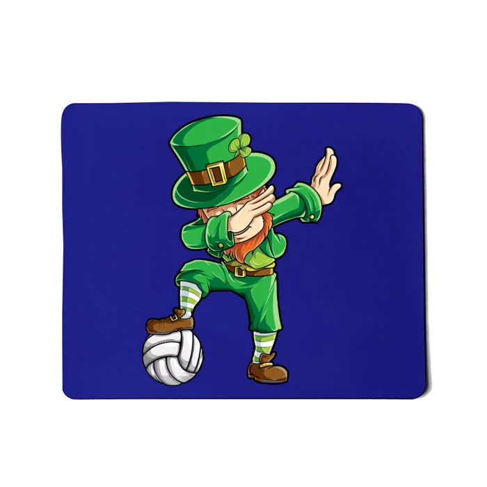 Dabbing Leprechaun St Patricks Day Volleyball Dab Gift Mousepad