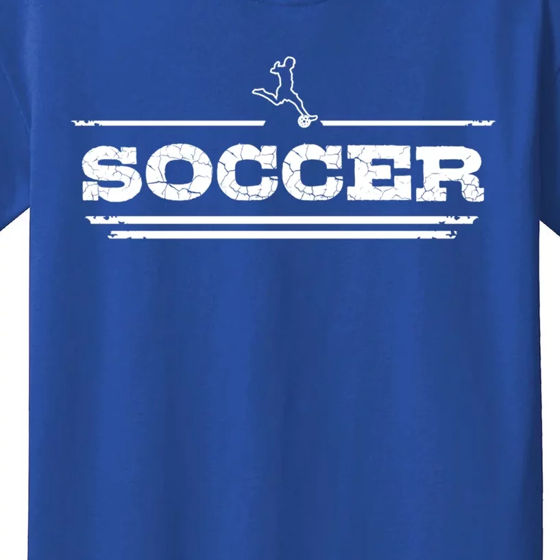 Distressed Look Soccer Gift For Soccer Players Gift Kids T-Shirt