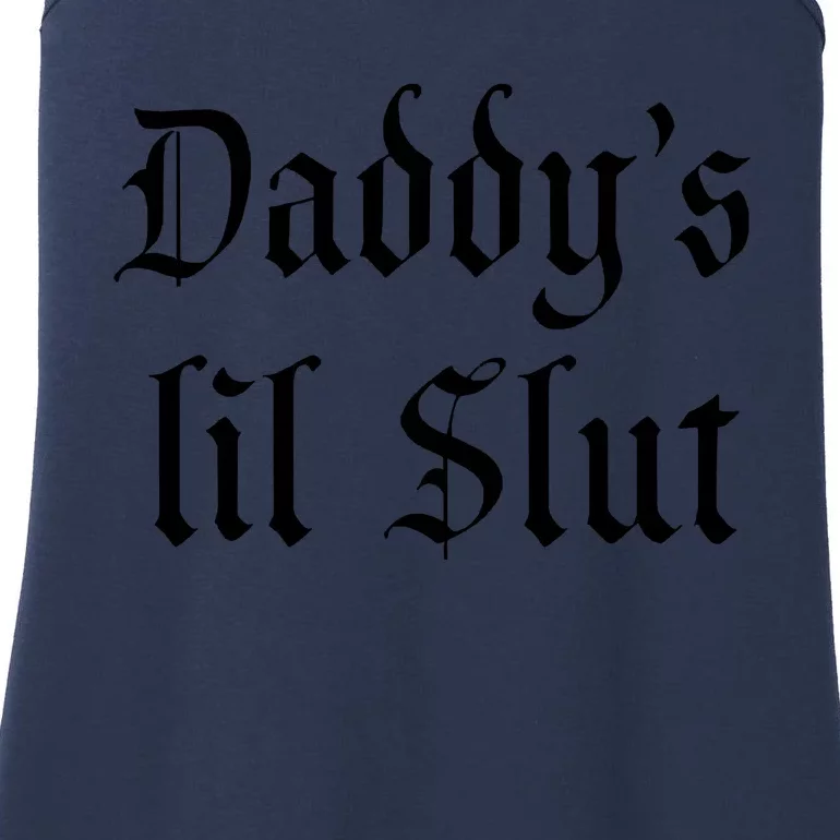 DADDY'S LIL SLUT Ladies Essential Tank