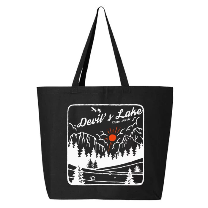 DevilS Lake State Park Wisconsin Modern Cool Wi 25L Jumbo Tote