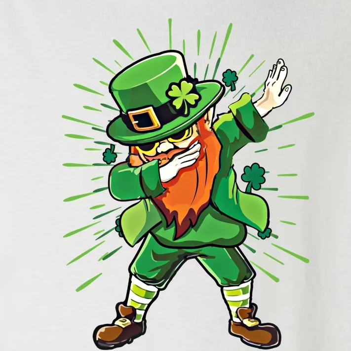 Dabbing Leprechaun Shamrock Clover Saint Paddy St PatrickS Gift Toddler Long Sleeve Shirt