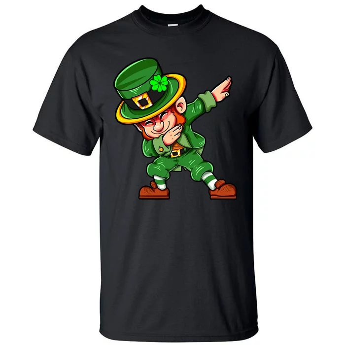 Dabbing Leprechaun St Patricks Day Irish Saint Patricks Day Boys Kids Men Dab Tall T-Shirt