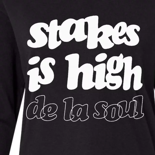 De La Soul Stakes Is High Womens Cotton Relaxed Long Sleeve T-Shirt