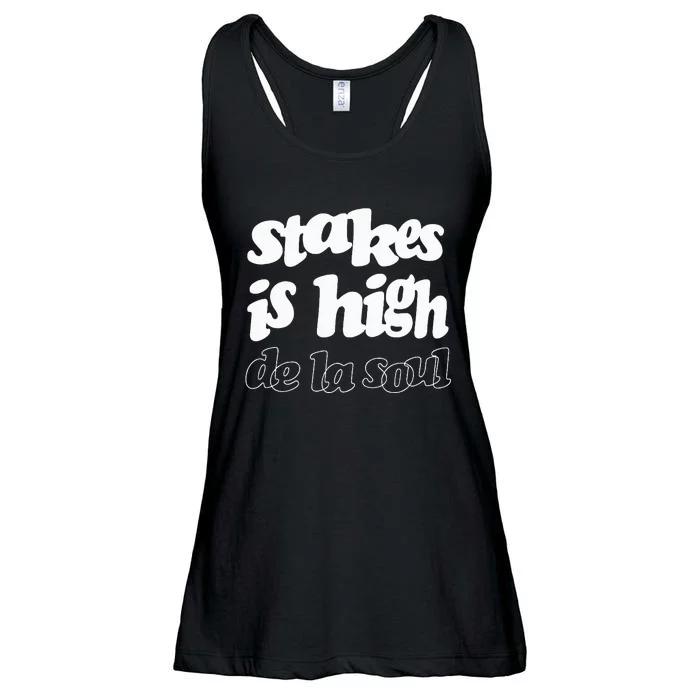 De La Soul Stakes Is High Ladies Essential Flowy Tank