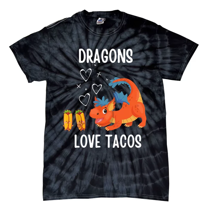 Dragons Love Tacos Tie-Dye T-Shirt