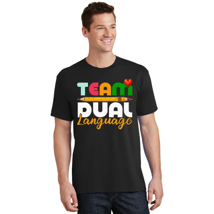 Dual Language Teachers Back To School Squad T-Shirt