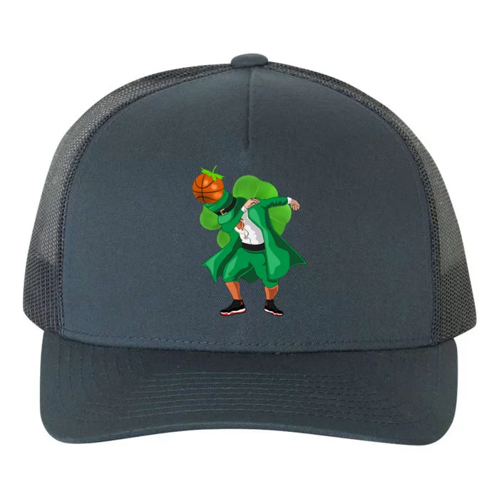 Dabbing Leprechaun Tee St Patricks Day Gift Basketball Tee Yupoong Adult 5-Panel Trucker Hat