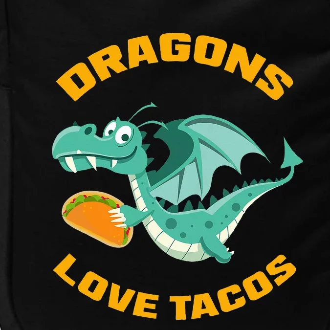 Dragons Love Tacos Funny Taco Impact Tech Backpack