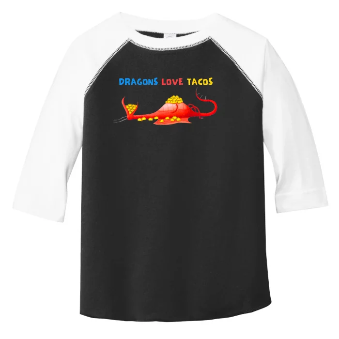 Dragons Love Tacos Cute Dragon Lover Mexican Birthday Party Toddler Fine Jersey T-Shirt