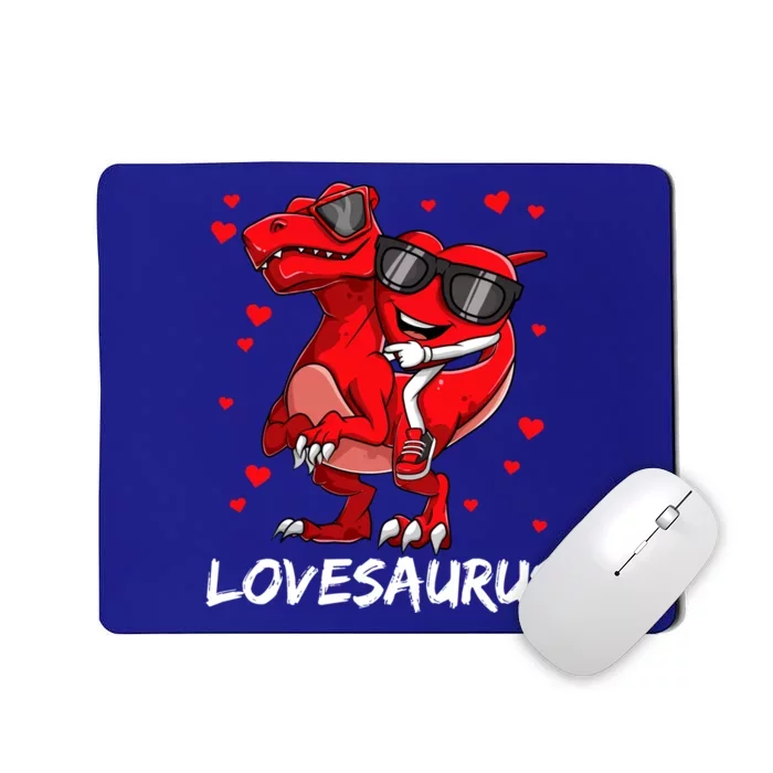 Dinosaur Lovesaurus Tgiftrex Valentines Day Gift Mousepad