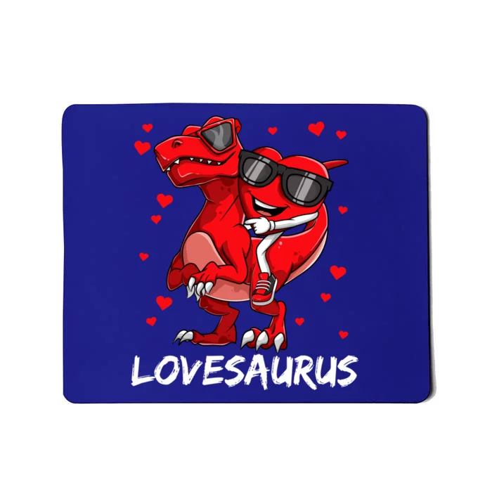 Dinosaur Lovesaurus Tgiftrex Valentines Day Gift Mousepad