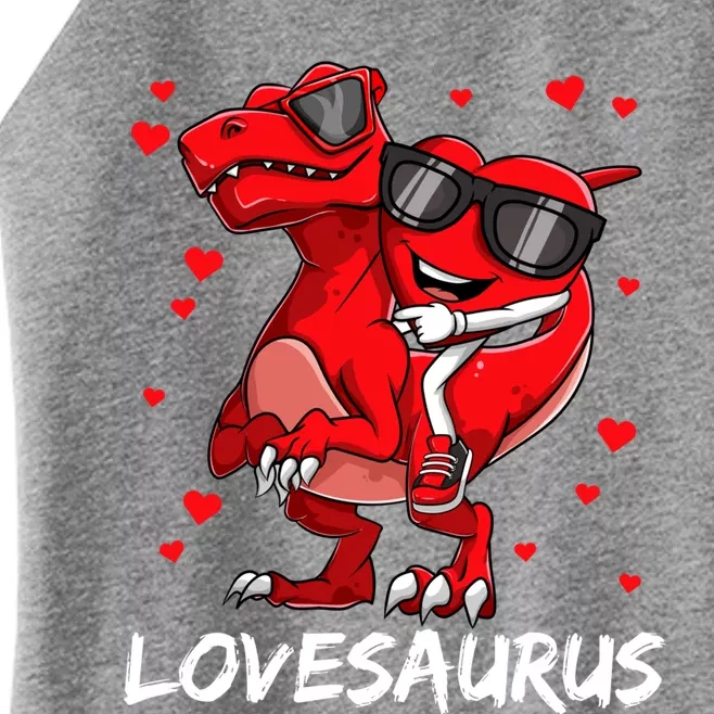 Dinosaur Lovesaurus Tgiftrex Valentines Day Gift Women’s Perfect Tri Rocker Tank