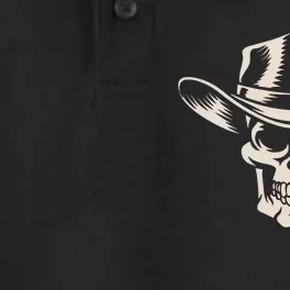 DonT Let The Old Man In Cowboy Skull Dry Zone Grid Performance Polo