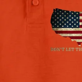 Dont Let The Old Man In American Flag Guitar Dry Zone Grid Performance Polo