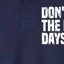 DonT Let The Hard Days Win Motivational Gym Fitness Workout Softstyle Adult Sport Polo