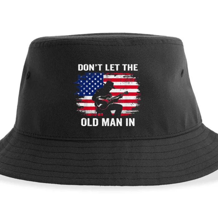 DonT Let The Old Man In Vintage Sustainable Bucket Hat