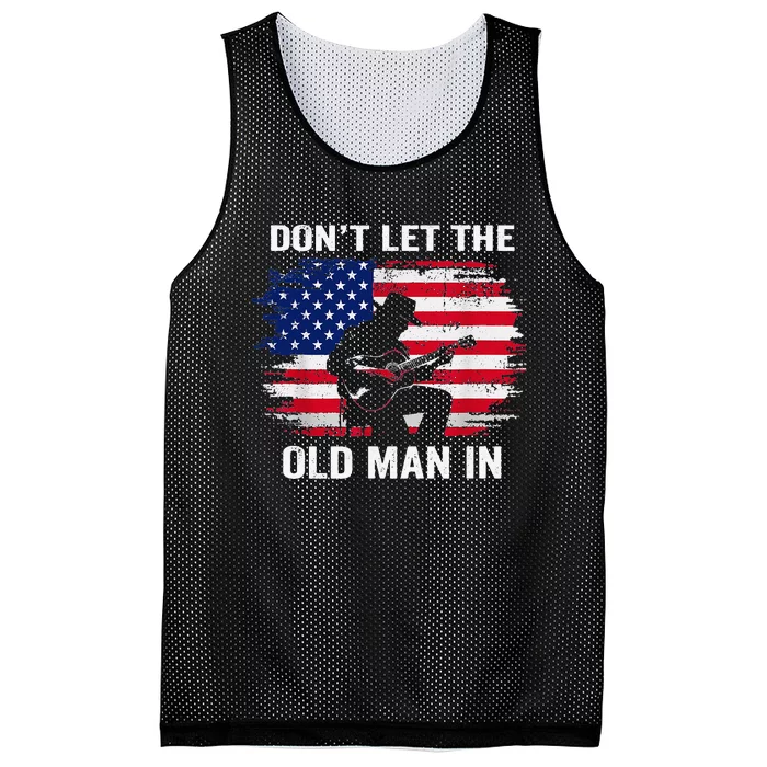 DonT Let The Old Man In Vintage Mesh Reversible Basketball Jersey Tank