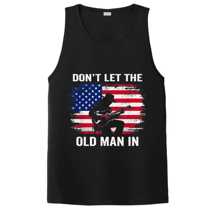 DonT Let The Old Man In Vintage Performance Tank