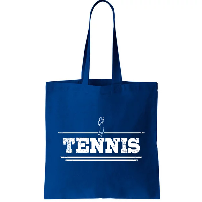 Distressed Look Tennis Gift For Tennis Players Gift Tote Bag