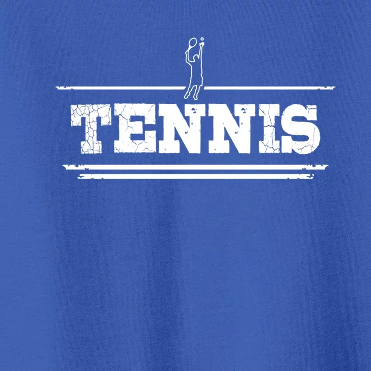 Distressed Look Tennis Gift For Tennis Players Gift Toddler T-Shirt