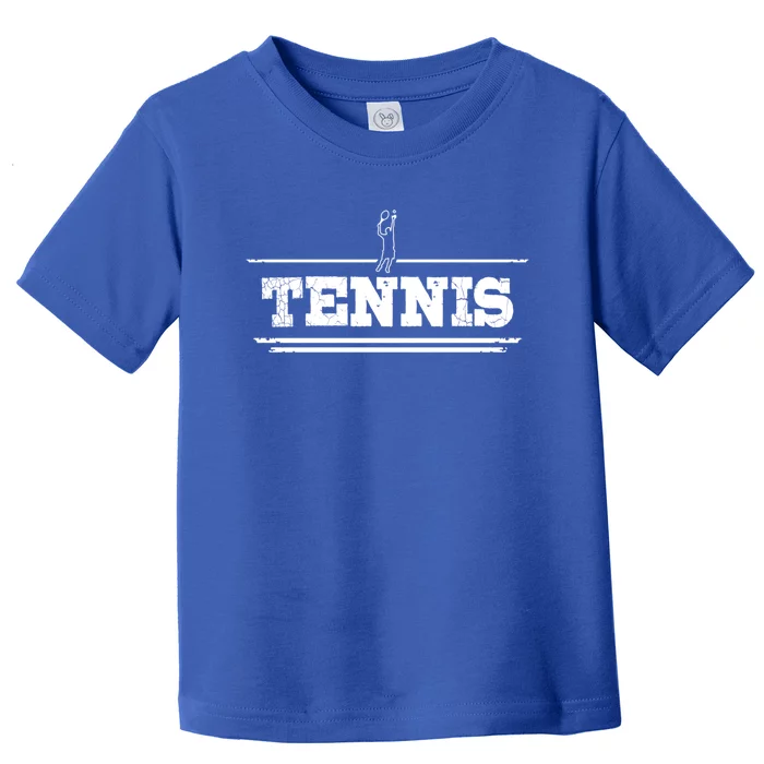 Distressed Look Tennis Gift For Tennis Players Gift Toddler T-Shirt