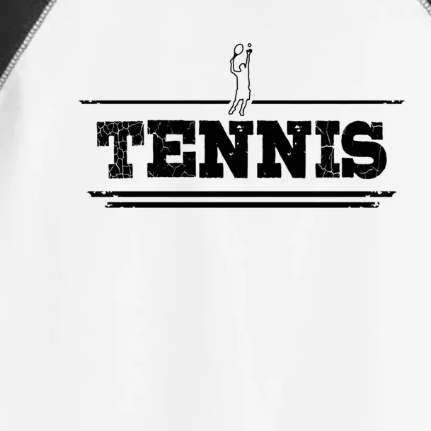 Distressed Look Tennis Gift For Tennis Players Gift Toddler Fine Jersey T-Shirt