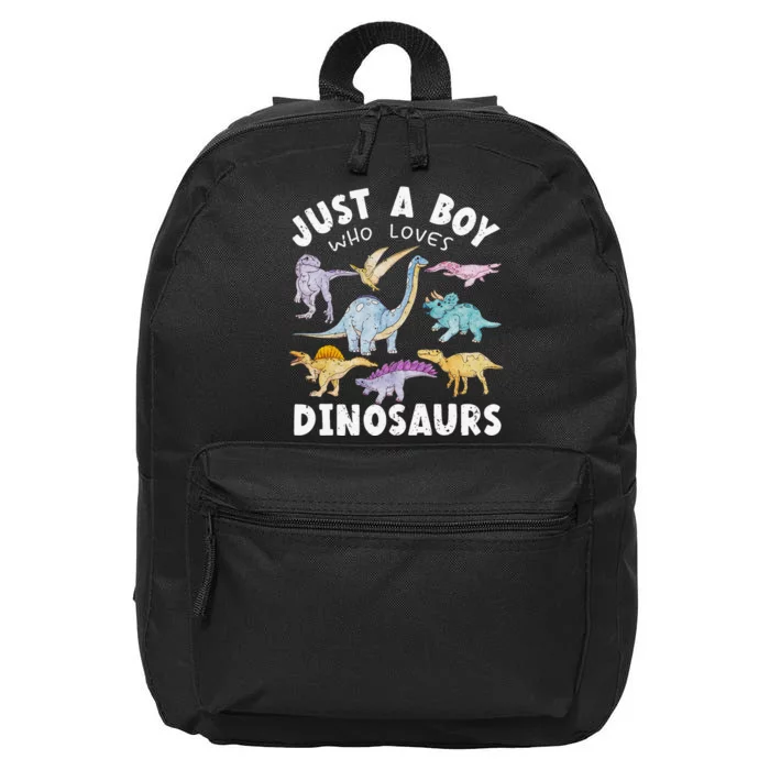 Dinosaur Lover Tee Dinosaur Tee Dino 16 in Basic Backpack