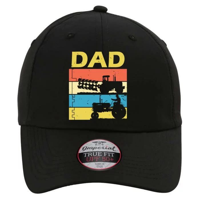 Dad Life Tractor Farmer Retro Tractor The Original Performance Cap