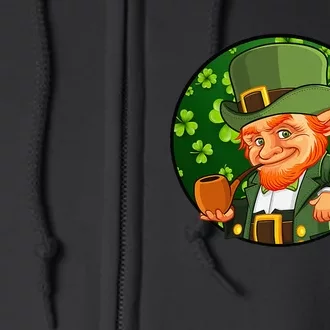 Dat Lass Tho Funny Irish St. Patricks Day Full Zip Hoodie