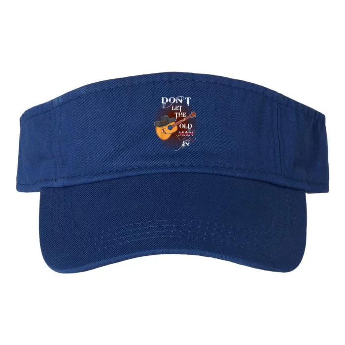 Dont Let The Old Man In Guitar Country Music Valucap Bio-Washed Visor