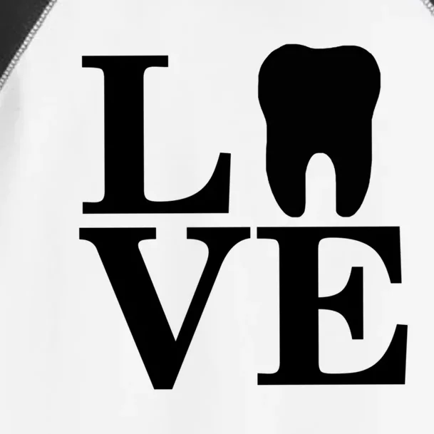 Dental Love Teeth Hygienist Dentist Assistant Rdh Gift Toddler Fine Jersey T-Shirt