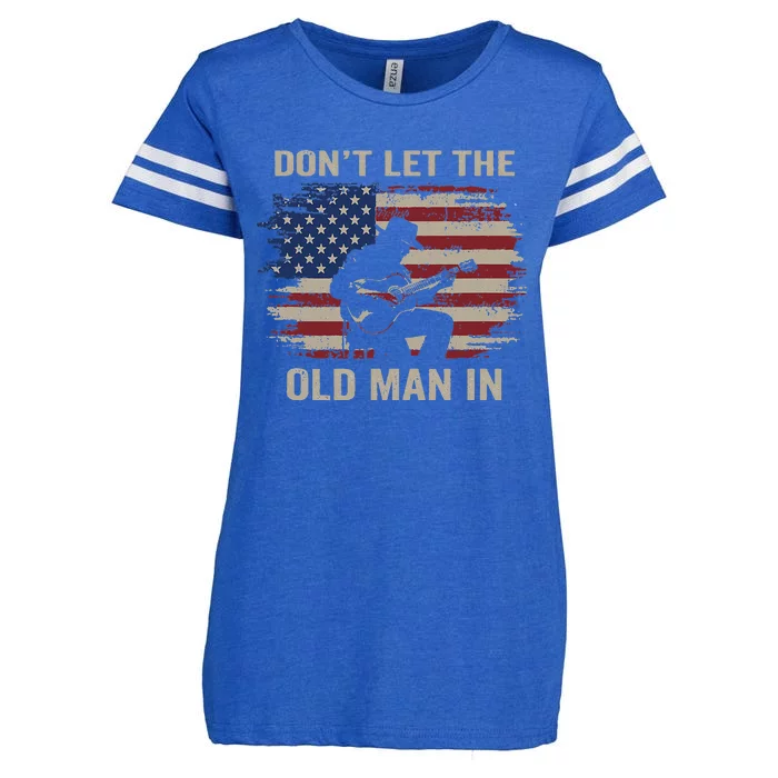 DonT Let The Old Man In Cowboy Us Flag Enza Ladies Jersey Football T-Shirt