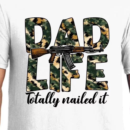 Dad Life Totally Nailed It Matchhing Family Gift For Father's Day Pajama Set