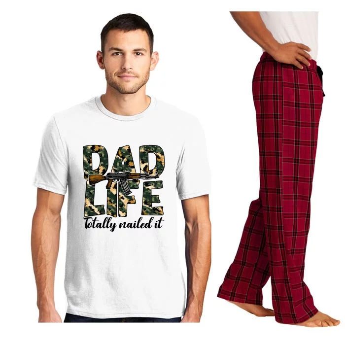 Dad Life Totally Nailed It Matchhing Family Gift For Father's Day Pajama Set