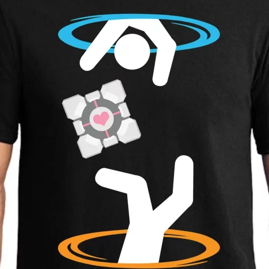 DonT Lose The Companion Cube (Transparent) Portal Pajama Set