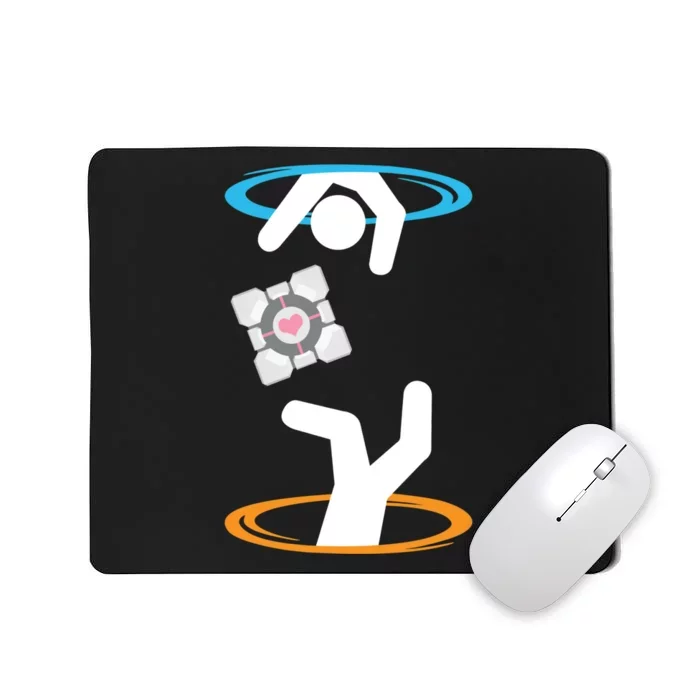 DonT Lose The Companion Cube (Transparent) Portal Mousepad