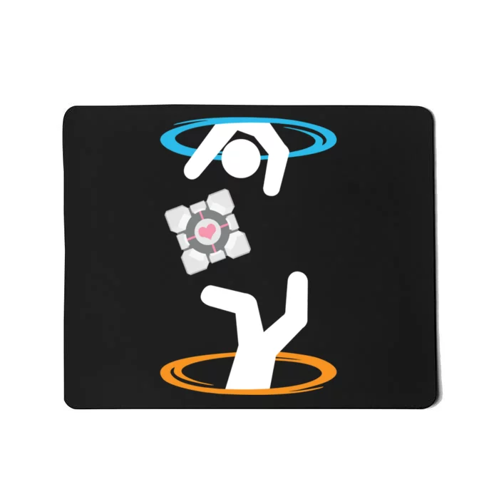 DonT Lose The Companion Cube (Transparent) Portal Mousepad