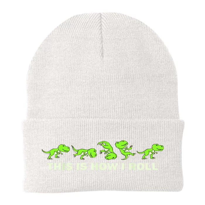 Dinosaur Lover This Is How I Roll TRex Knit Cap Winter Beanie