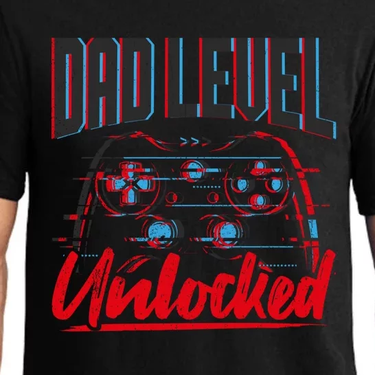 Dad Level Unlocked Gamer Gaming Video Games Gift Pajama Set