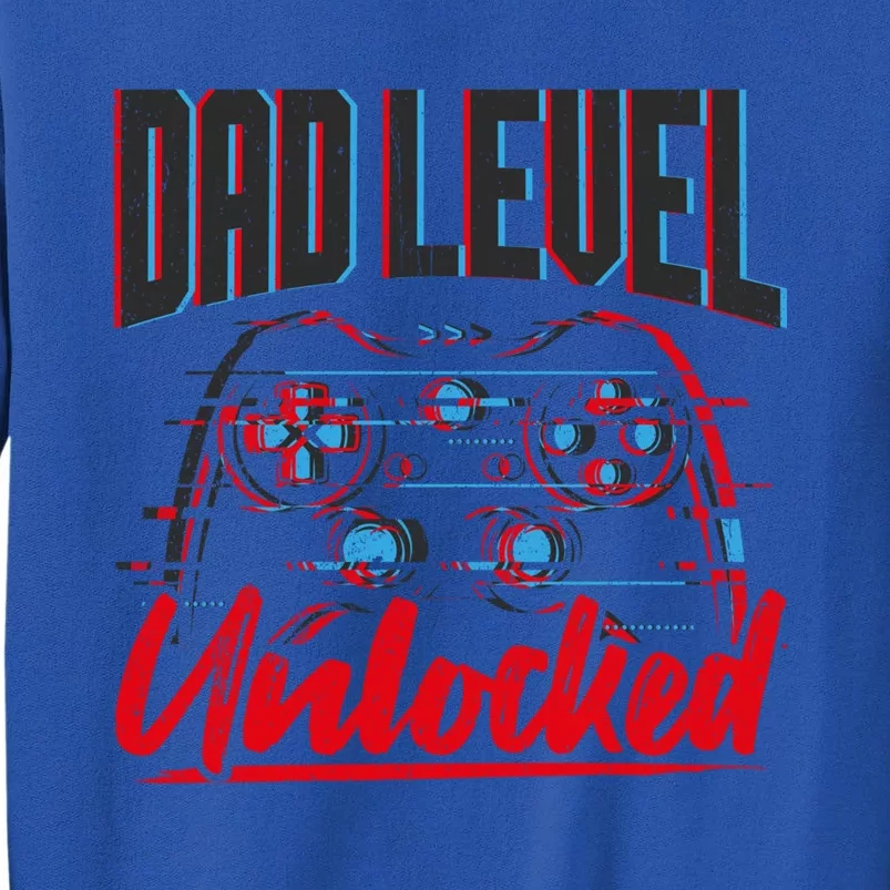 Dad Level Unlocked Gamer Gaming Video Games Gift Sweatshirt