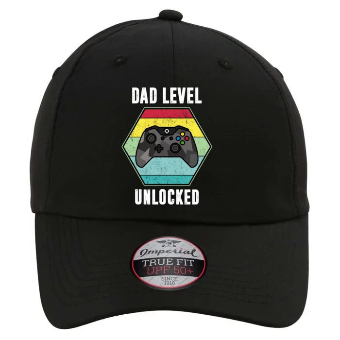 Dad Level Unlocked Gamer Vintage The Original Performance Cap